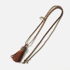 Banana Republic Vintage Leather Necklace